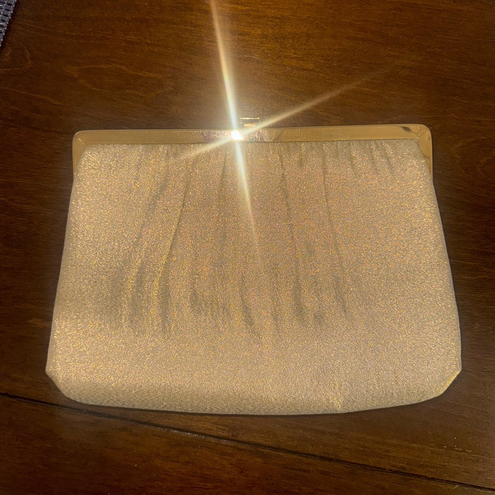 Elegant Vintage Gold Clutch